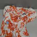 Zattcas Womens 2026 Summer Spaghetti Strap Floral Maxi Dress with Pockets Smocked Flowy Long Beach Vacation Sundresses (Large, Tangerine)
