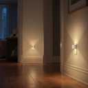 DORESshop LED Night Light[4 Pack], Night Lights Plug into Wall, 3 Level Brightness Adjustable Plug in Night Light, Dusk to Dawn Sensor Nightlights for Adults,Bedroom,Bathroom,Hallway,3000K Warm White