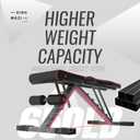 Adjustable Weight Bench, Exercise Workout Bench for Full Body Workout- Multi-Purpose Foldable Bench, Folding Dumbbells Bench with Resistance Band Set