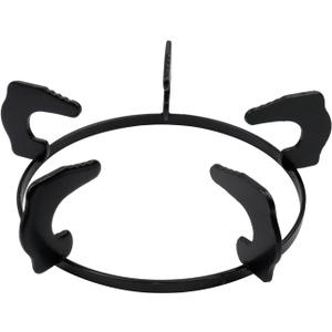 Cast Iron Gas Stove Wok Rack,7.28Inch Wok Support Ring Brackets,Milk Pot Wok Support Holder,Black