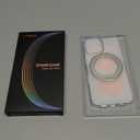 TORRAS 360 Magnetic Stand for iPhone 17 Case, [Rotatable Sturdy Kickstand][Fit for MagSafe][4X Mil-Grade Shockproof] Slim Transparent Phone Cover, Camera Button, Crystal Clear, Ostand O3 Fitness