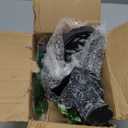 GOZILLA Turtle Basking Platform Kit, Reptile Habitat Hideout, Decorative Resin for Aquarium & Terrarium, Including Artificial Plant*2.(Black-M-Kit)