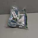 32Ft Blue Green Party Decorations Dusty Blue Sage Green Gingham Fabric Triangle Banner Flag Plaid Pennant Garland Streamers for Hole in One Birthday Baby Shower Masters Golf Graduation Decor Supplies