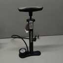 MOHEGIA Bike Floor Pump with Gauge: Air Bicycle Pump with High Pressure 160 PSI,Fits Schrader and Presta Valve -Inflator with Ball Pump Needles for MTB Road Bike, Ball, Balloon, Inflatables (Black)