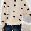 Womens V Neck Pullover Sweaters Long Sleeve Scallop Trim Knit Tops Loosed Fit 2026 Fall Outfits