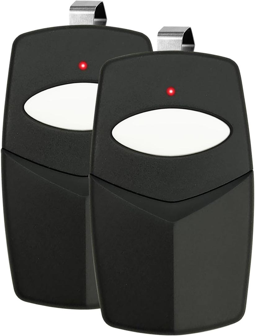 Upgraded for 1050 Stanley Linear Garage Door Opener Remote, 310Mhz 10 Dip Switch Gate Opener Multicode Remote, Replace MCS105015 105015 1082, More Stable & Secure, Small Enough Easy to Carry & Program (Black)