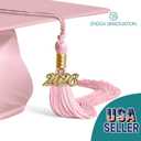 Endea Graduation Shiny Cap & Tassel (Pink, 2026)