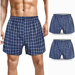 Men's Incontinence Underwear - Washable, Leak Proof with Fly Opening - Protective Panties (Blue, L)