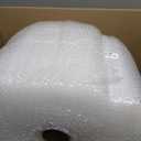 Amazon Basics Bubble Wrap for Moving, Packing, Shipping and Storage, Perforated Protective Cushioning for Fragile Items, 12-inch x 175-ft Long Roll, Small 3/16", Clear