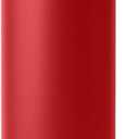 YETI Rambler 18 oz Bottle, Vacuum Insulated, Stainless Steel with Color Matching Straw Cap, Rescue Red