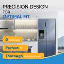 PUREPLUS ADQ747935 Replacement for LG LT1000P LT1000 Kenmore Elite 9980 LT1000PC, MDJ64844601 ADQ74793501, LMXS28626S, LFXS26973S, LT120F Refrigerator Water and Air Filter,3Pack, Model: RWF4700AC