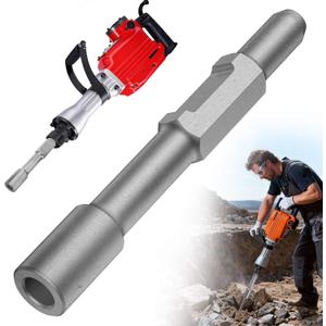 Ground Rod Driver Hex Shank,Grounding Rod for Hammer Drill,Jackhammer Bit for Hex Demolition Jackhammer,1-3/16" Hex-Shank