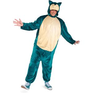 Disguise Snorlax Costume, Official Pokemon Classic Adult Costume and Headpiece, Size Small/ Medium