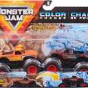 Monster Jam, Official El Toro Loco vs. Northern Nightmare Color-Changing Die-Cast Monster Trucks, 1:64 Scale