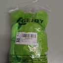 Gejoy 12 Pcs Lime Green Furry Christmas Ball Ornaments for Xmas Tree Green Christmas Hanging Decorations Soft Faux Fur Pom Pom Ball Ornaments for Home Party Supplies Fireplace Mantel Wall Decor