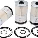 3PCS FS19765 Fuel Filter Water Separator fits for X12 X15 ISX12 ISX15 Replace FS19763 FS19764 P550851 PF7930 WF10005 21737499 85120233 PF7928 P550849 L9765 L9763FXL 33763 PF9814