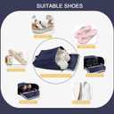 Shoe Bags for Travel Storage Bag Organizer Bags Travel Accessories Must Haves Shoe Organizer Packing Cubes Beach Swim bag Daily Use Storage Travel Essentials Women Men Navy blue
