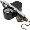 Ceiling Fan Light Zing Ear ZE-310D Lamp Holder with Bronze ZE-109m Pull Switch (660W)