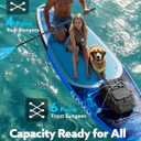 SLOOSH Inflatable Stand Up Paddle Board, 10'6" Inflatable Paddle Boards with Premium Accessories, Non-Slip EVA Deck, Ultra-Light Carry Bag Pump, Meander SUP for Youth & Adults