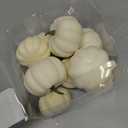 Artgar Pumpkin Decor - White Pumpkin - 10 PCS Mini Pumpkins Harvest Set - Beige Foam Pumpkins for Home Decor DIY, Table, Halloween, Fall, Thanksgiving Decorations