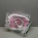 Baby Bath Support Newborn Bathtub with Thermometer,Foldable Baby Tubs for Newborns Baby Bathtub,Sink Baby Bath Tub for Newborn Tub Infant Bathtub Baby Bather,Baby Tub Baby Bath Essential (Pink White)