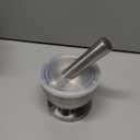 Bekith Mortar and Pestle Sets 18/8 Brushed Stainless Steel Spice Grinder Pill Crusher Molcajete Herb Bowl