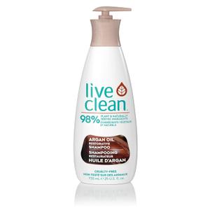 Live Clean Argan Oil Shampoo, 750-Milliliter