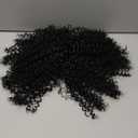 Women's Curly Puff Drawstring Ponytailtail Hair, Black