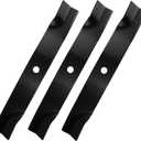 Mower High Lift Blade for John Deere 60 inch Deck TCU15881 M128485 M131958 M144196 M163983 TCU18990, 1023E 1025R 1026R 1550 1570 3 Pack
