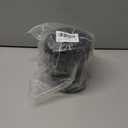 Marine-Grade Double-Braided Nylon Dock Line with 12 Eyelet.Hi-Performance Boat Rope Mooring Rope Dock Line (2 Pack, 3/8" x25', Black)