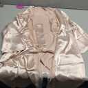 Avidlove Women's Kimono Robe Short Satin Pure Short Silky Robes (Medium, Pink)