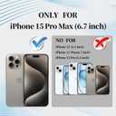 ankofave Magnetic for iPhone 15 Pro Max Phone Case with 360 Spin Stand, Matte Luxury Metallic Luster, 3.0 mm Thick Protection Hard PC Scratch-Resistant Case for iPhone 15 Pro Max 6.7", Champagne Gold