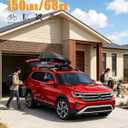 KINGGERI Roof Rack Cross Bars Fit for Volkswagen Atlas 2017-2026, Aluminum Roof Rails Crossbars Rooftop Cargo Carrier Bag Luggage Rails Skiboard Bike Black Accessories