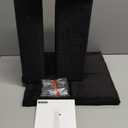 PAWZ Road Large Cat Scratching Post 32 Tall Black Scratching Post for Indoor Cats Adults Ultimate Scratch Post with Woven Sisal, Large Base and Removable Dangling Ball- Black