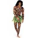 Morph Maui Costume for Men, Hawaiian Tattoo Costume, Halloween Outfit for Adults, Luau Party Attire (X-Large)