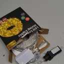 600 LED Outdoor Fairy Lights Plug in, Christmas Fairy Lights Outdoor Waterproof 8 Modes Memory Times for Wedding Bedroom Walls Garden Trees Decoration(Warm White)