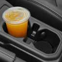 6 x 2PCS Auto Car Truck SUV Cup Holder Mat for Jeep Wrangler JL JK JLU&Gladiator JT Accessories, Silicone Cup Inserts Interior Mats(Black)