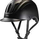 Troxel Sport 2.0 Injection Molded Horse Riding Helmet, Lightweight Adjustable Design, Safety Horseback Riding Gear (Small, Black)