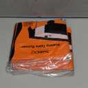 Swanoo Orange Plastic Disposable Table Runner. 5 Pack 14 x 108 inch. Scallop Table Runner Adds A Pop of Color to Your Party Table