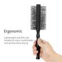 PERFEHAIR Large Round Hair Brushes for Women - 2-Pack, Gentle Nylon Bristles for Blowouts, Styling & Curling, Ideal for Medium to Long Hair