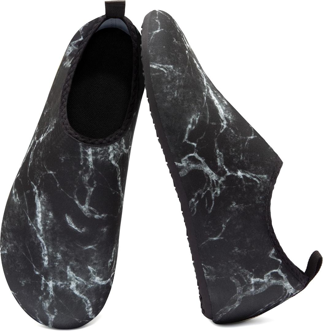 Metog Men Women Water Shoes Quick-Dry Aqua Socks Barefoot Slip-on for Beach Swim Sport Surf Yoga Exercise