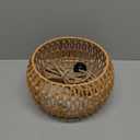 Hanging Light Lamp Shades Boho Rattan Lamp Shades, Woven LampShades for Floor Lamps Rattan Pendant Lights Boho Lamp Ceiling Light, Table Lamps, Plug in Pendant Light (12.6 Inch-Drum Shade)