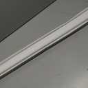 Yaocom 2 Strip White 32 Inch Vinyl U-Shape Door Bottom Seal, Slide on Weatherstrip Interior Door Bottom to Block Light and Reduce Noise Fits 32 x 1-3/8 Doors, Fills 1/2 1-1/2 Gaps