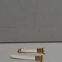 TOYOUTHS Celtic Knot Leather Band Compatible with Samsung Galaxy Watch 8 40mm 44mm/Watch 8 Classic 46mm Bands Women, No Gap One Click Slim Dressy Leather Strap with Designer Interlock Buckle (Starlight/Rose Gold)