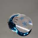 54 Pcs Winter Hanging Decorations Set Winter Hanging Foil Swirls Decor Wonderland Snowflake Ball Ornament Ceiling Decorations for Holiday Baby Shower Christmas Party Supplies (Blue)