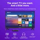 Roku Smart TV 2026 32-Inch Select Series, 1080p Full HD TV Roku TV with Voice Remote Flat Screen LED Television with Wi-Fi for Streaming Live Local News Sports & Movies, Bluetooth Headphone Mode