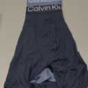 3 Pack Calvin Klein Men's Cotton Stretch 3-pack Boxer Brief, Medium, Black, Navy, Light Blue