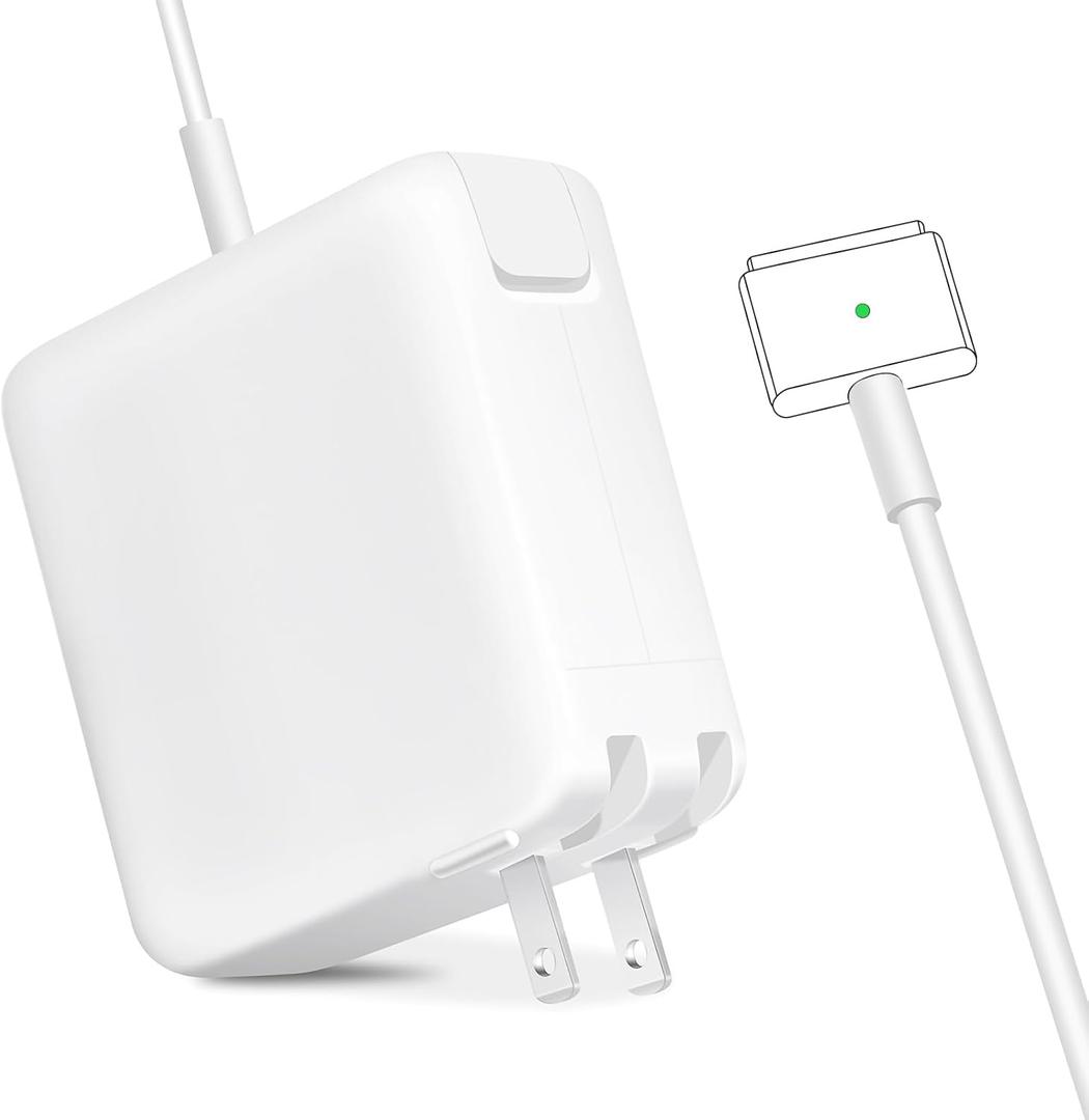 Mac Book Air Charger Replacement for AC 45W Power T-tip Shape Connector Power Adapter for 11 inch and 13 inch (Between 2012-2017)