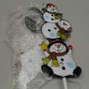 Tryme Solar Christmas Lights - Snowman Solar Lights Outdoor Gnome & Snowman Decorations, Garden Gifts for Yard, Lawn, Patio (white)