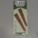 12 inch Teak Wooden Spatula for Cooking, Small Wood Flipper, Egg Scraper, Flat Wood Turner, Multipurpose Wooden Cooking Utensils, Spatulas Spoons Perfect for Flipping, Scraping & Turning, Set of 2